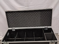 2x flightcase, zwart - afbeelding 4 van  7
