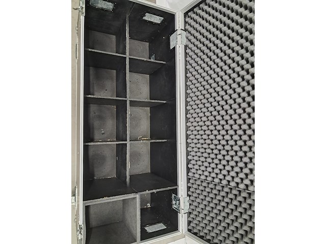 2x flightcase, zwart - afbeelding 5 van  7