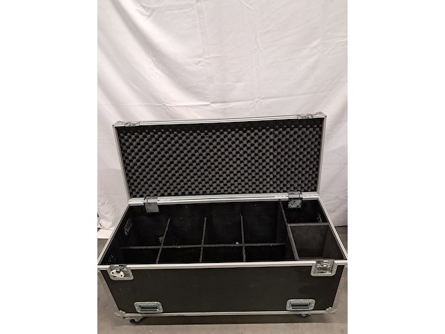 2x flightcase, zwart - afbeelding 6 van  7