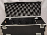 2x flightcase, zwart - afbeelding 6 van  7