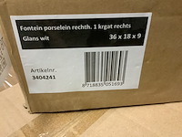 2x fontein 36x18x9 cm, 3404241/3404120, wit - afbeelding 3 van  4