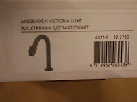 2x fontein met kraan wiesbaden, julia + victoria, zwart - afbeelding 7 van  15