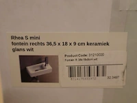 2x fontein met kraan wiesbaden, rhea s mini 32.3497, wit - afbeelding 10 van  17