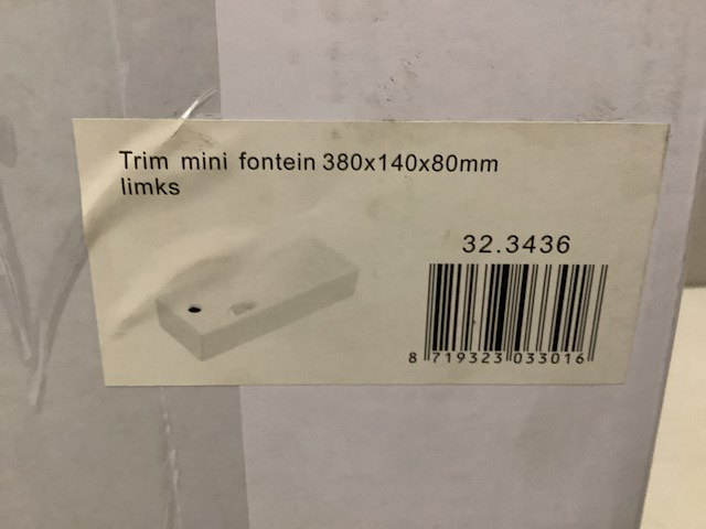 2x fontein mini verschillende maten wb, wit - afbeelding 3 van  3