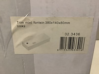 2x fontein mini verschillende maten wb, wit - afbeelding 3 van  3