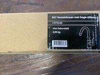 2x fonteinkraan met hoge uitloop, hoogte 24, sky, 1979349, chroom - afbeelding 3 van  3