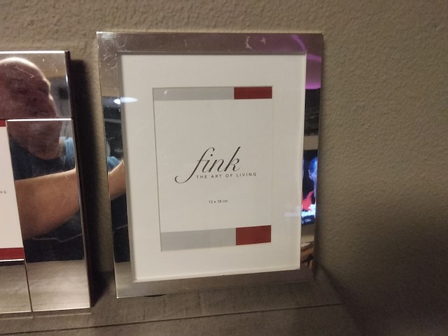 2x fotolijst en 2x kandelaar, fink silber - afbeelding 4 van  5