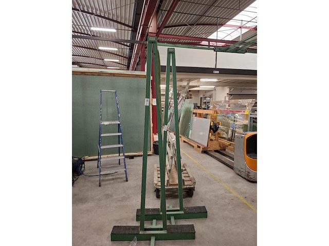 2x frame/rek met platenwagen - afbeelding 3 van  5