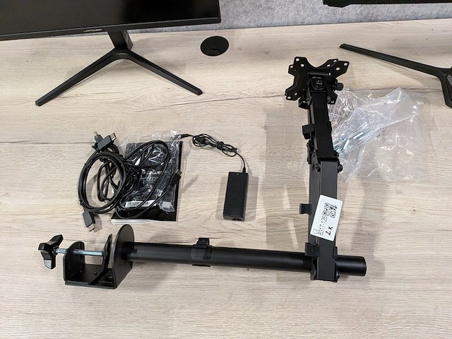 2x gaming monitor, lc-power, lc-m27-qhd-165, zwart, 2024 - afbeelding 8 van  10