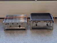 2x gas barbecue, hendi, o.a. grill-master maxi