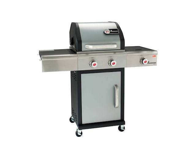 2x gasbarbeque landmann, triton 2.1, zilver - afbeelding 1 van  1