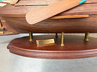 2x gedetailleerd houten scheepsmodel enkhuizer bol 1902 - afbeelding 3 van  11