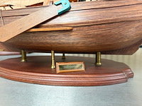 2x gedetailleerd houten scheepsmodel enkhuizerbol, enkhuizer bol 1902 - afbeelding 4 van  9