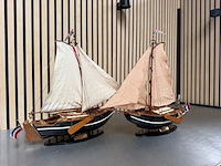 2x gedetailleerd houten scheepsmodel zeeschouw - afbeelding 10 van  10