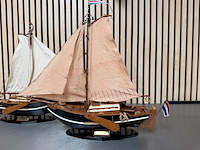 2x gedetailleerd houten scheepsmodel zeeschouw - afbeelding 2 van  10