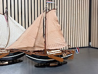 2x gedetailleerd houten scheepsmodel zeeschouw - afbeelding 3 van  10