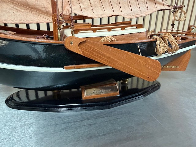 2x gedetailleerd houten scheepsmodel zeeschouw - afbeelding 4 van  10