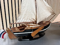 2x gedetailleerd houten scheepsmodel zeeschouw - afbeelding 7 van  10