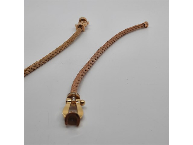 2x geelgouden armband, 18 karaats, fred - afbeelding 4 van  16