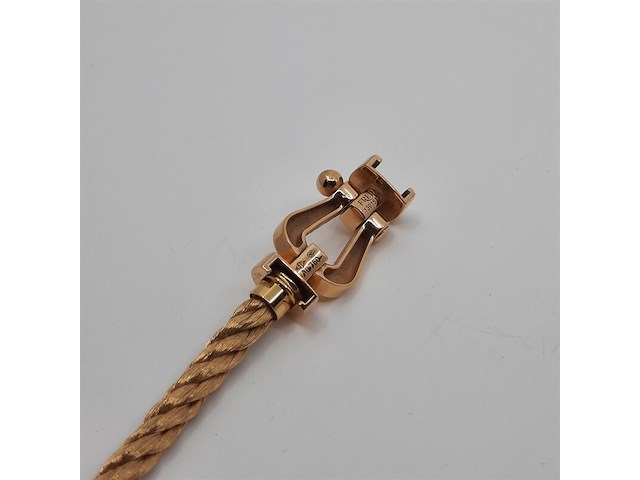 2x geelgouden armband, 18 karaats, fred - afbeelding 6 van  16