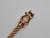 2x geelgouden armband, 18 karaats, fred - afbeelding 6 van  16