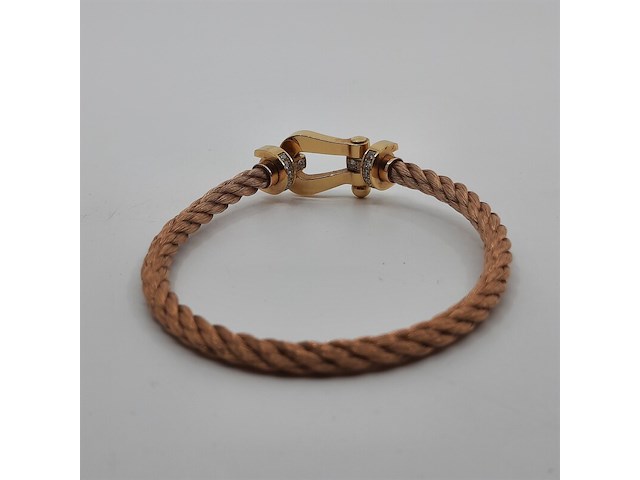 2x geelgouden armband, 18 karaats, fred - afbeelding 10 van  16