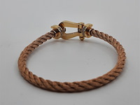 2x geelgouden armband, 18 karaats, fred - afbeelding 10 van  16
