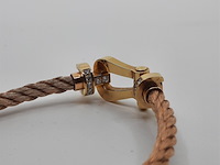 2x geelgouden armband, 18 karaats, fred - afbeelding 11 van  16