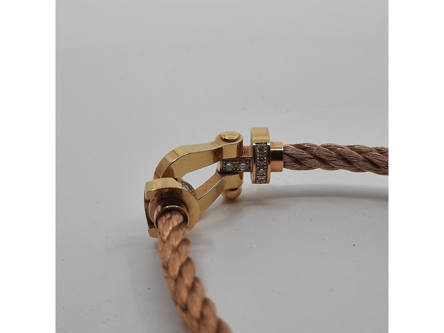 2x geelgouden armband, 18 karaats, fred - afbeelding 12 van  16