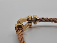 2x geelgouden armband, 18 karaats, fred - afbeelding 12 van  16