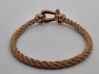 2x geelgouden armband, 18 karaats, fred - afbeelding 14 van  16