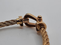 2x geelgouden armband, 18 karaats, fred - afbeelding 15 van  16