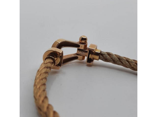 2x geelgouden armband, 18 karaats, fred - afbeelding 16 van  16