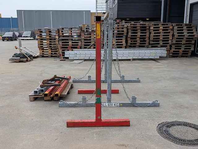 2x gegalvaniseerde hijsconstructie/portaal, bijlsma - afbeelding 7 van  13