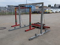 2x gegalvaniseerde hijsconstructie/portaal, bijlsma - afbeelding 10 van  13