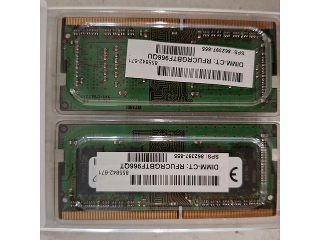 2x geheugenmodule 4gb, so dimm, 862397-855 - afbeelding 2 van  2