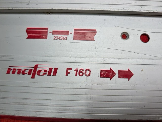 2x geleiderail mafell, f160 - afbeelding 5 van  6