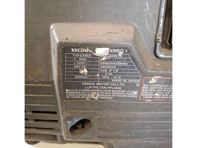 2x generator, honda, ex650, 2019 - afbeelding 2 van  11