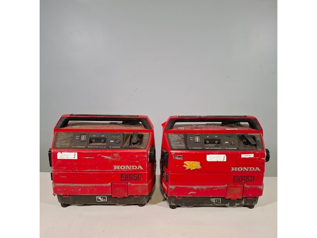 2x generator, honda, ex650, 2019 - afbeelding 1 van  11