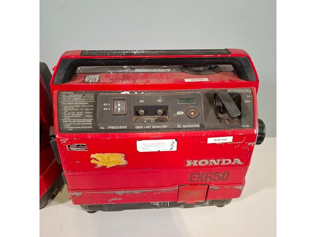2x generator, honda, ex650, 2019 - afbeelding 6 van  11