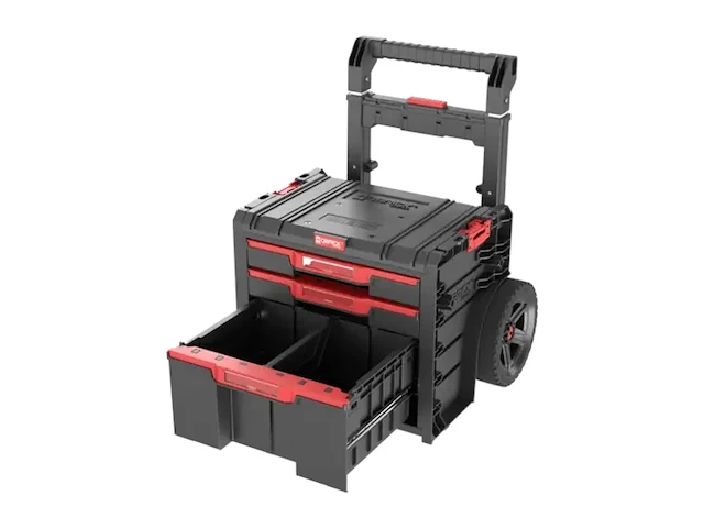 2x gereedschap trolley, qbrick pro, cart 2.0 plus drawer 3 + drawer 2 - afbeelding 2 van  6