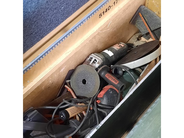 2x gereedschapskist met inhoud, o.a. kemppi - afbeelding 4 van  9