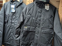 2x gevoerde winterwerkjas blaklader, zwart, mt xxl en s