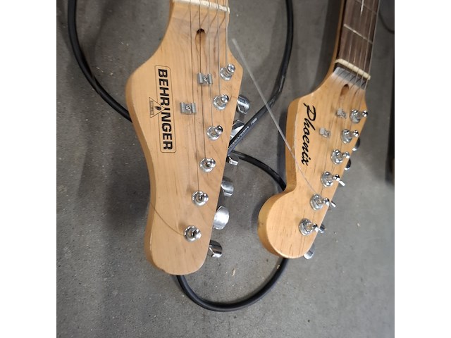 2x gitaar en 2x gitaar versterker , behringer, phoenix, fender - afbeelding 3 van  8