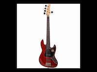 2x gitaar, sire marcus miller, valencia, akoestisch, classic sunburst, mahony, 2019 - afbeelding 4 van  5