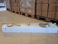 2x glijstangset xenz, dure, geborsteld goud - afbeelding 1 van  6