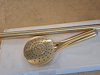 2x glijstangset xenz, dure, geborsteld goud - afbeelding 5 van  6