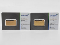 2x goudbaar, 10 gram, umicore - afbeelding 1 van  5