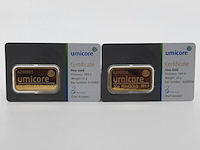 2x goudbaar, 20 gram, umicore - afbeelding 1 van  7