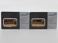 2x goudbaar, 20 gram, umicore - afbeelding 1 van  7